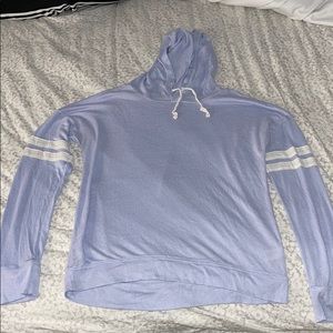 Lilac long sleeve with hoodie